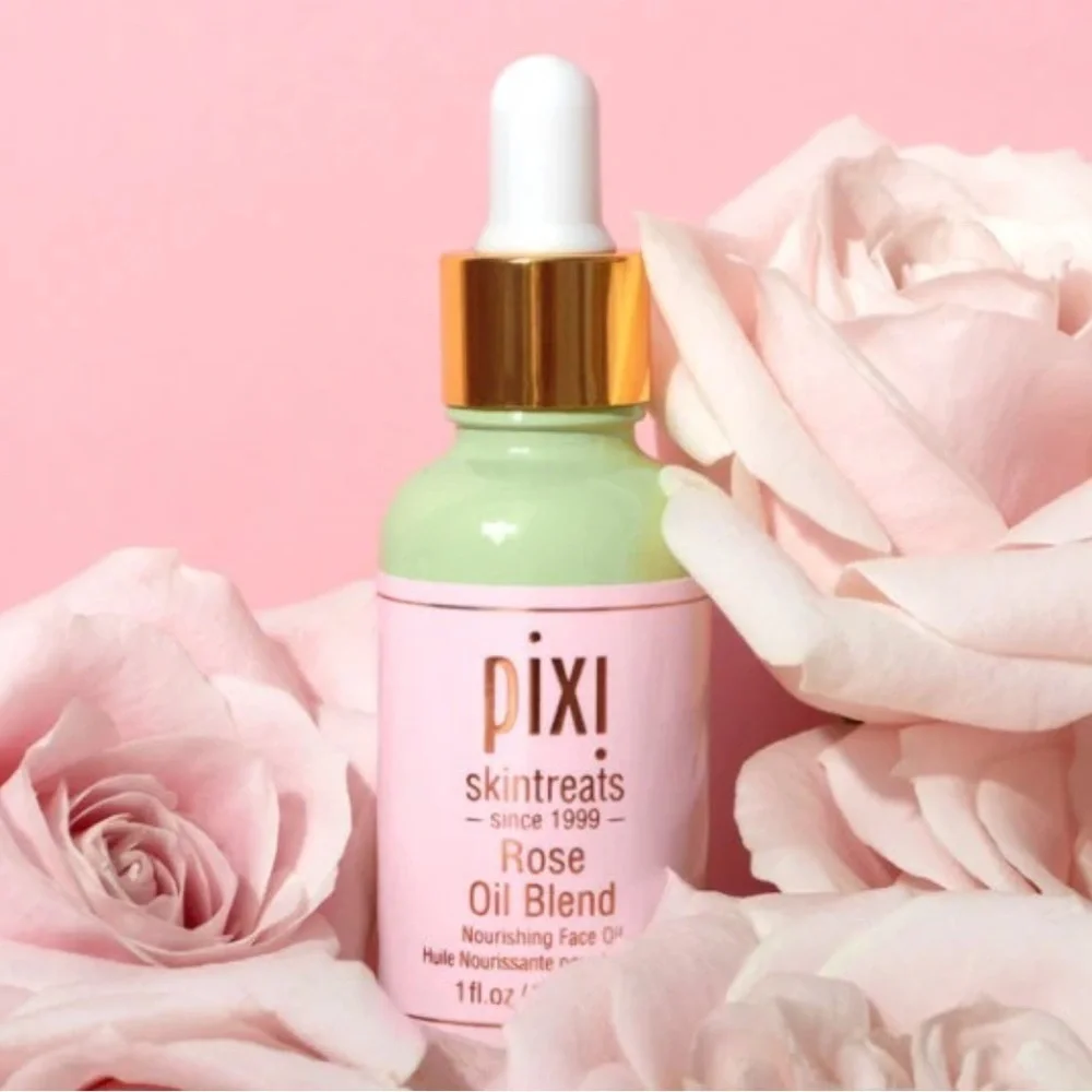 NWT, Pixie, Rose Oil‎ Blend, Rose and Pomegranate Oils, Nourishing Face Oil